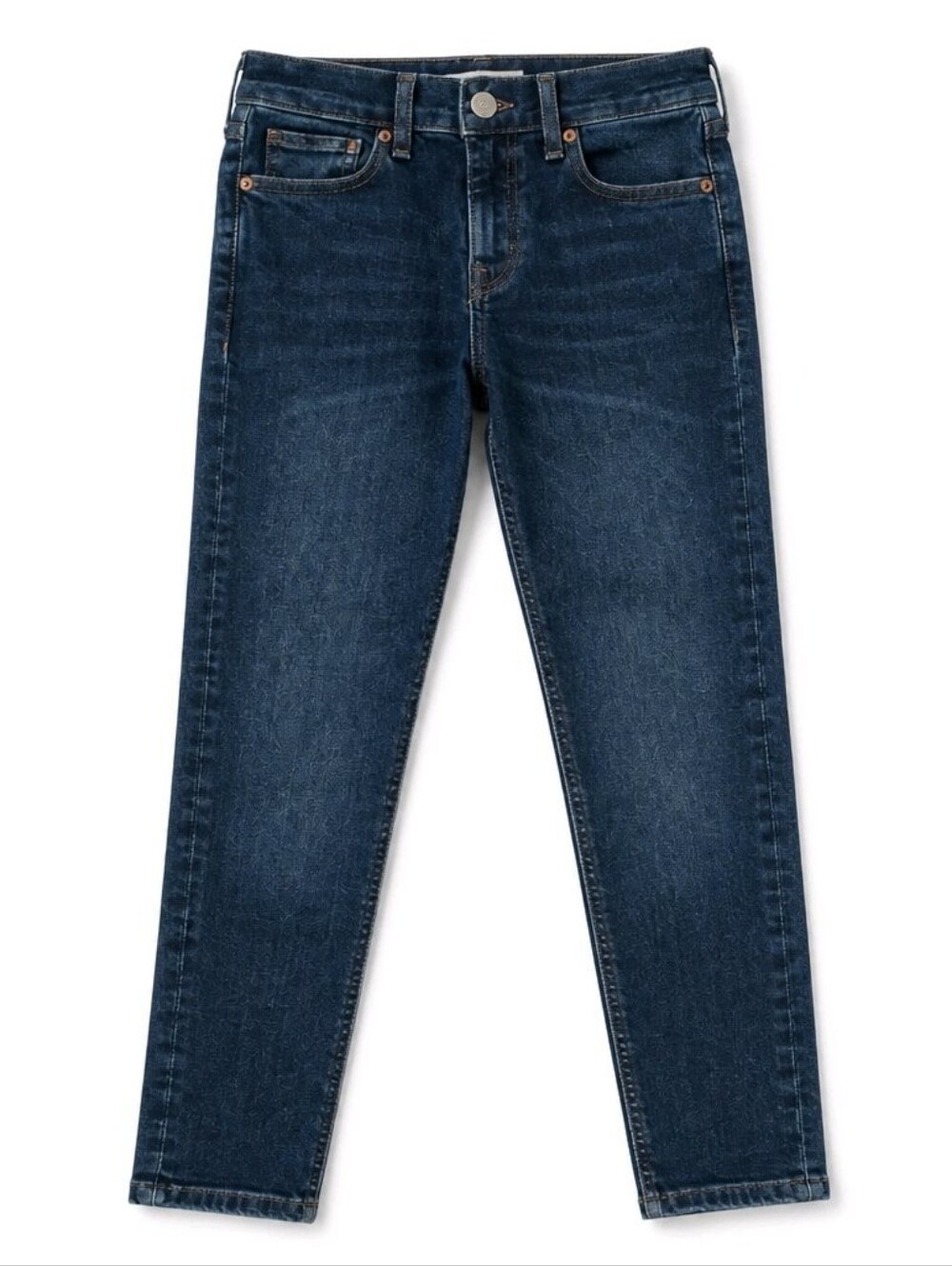 TOPSHOP "Jamie" Petite Dark Wash Mid-Rise Skinny Jeans